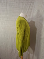 Pull vert col V Christine Laure - Taille M - 38