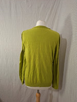 Pull vert col V Christine Laure - Taille M - 38