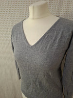 Pull col V gris Hublot - Taille S - 38