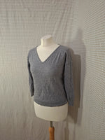 Pull col V gris Hublot - Taille S - 38