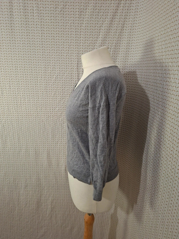 Pull col V gris Hublot - Taille S - 38