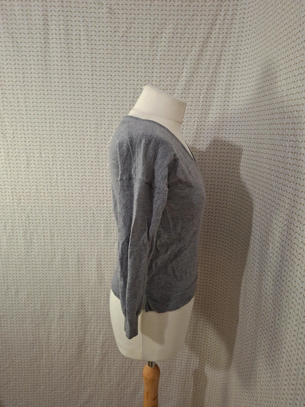 Pull col V gris Hublot - Taille S - 38