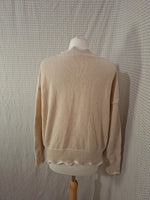 Pull beige col V Emery Rose - Taille L - 40