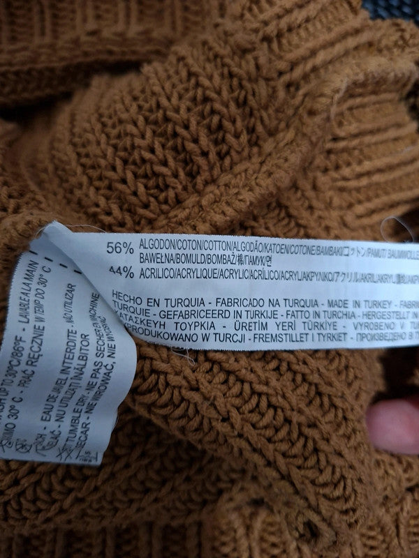 Robe pull marron Zara - Taille S - 36