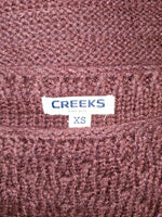 Robe pull violet brillant Creeks - Taille XS - 34