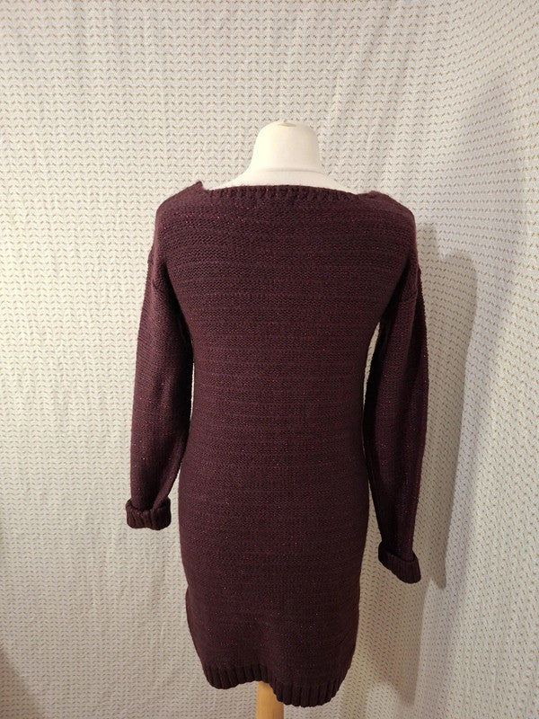 Robe pull violet brillant Creeks - Taille XS - 34