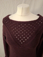 Robe pull violet brillant Creeks - Taille XS - 34