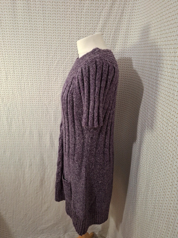 Robe pull violet Mademoiselle-Élégance - Taille XL - 42