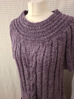 Robe pull violet Mademoiselle-Élégance - Taille XL - 42