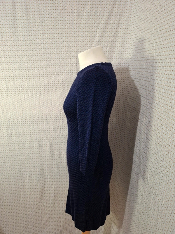 Robe pull bleu et violet Camaïeu - Taille S - 36