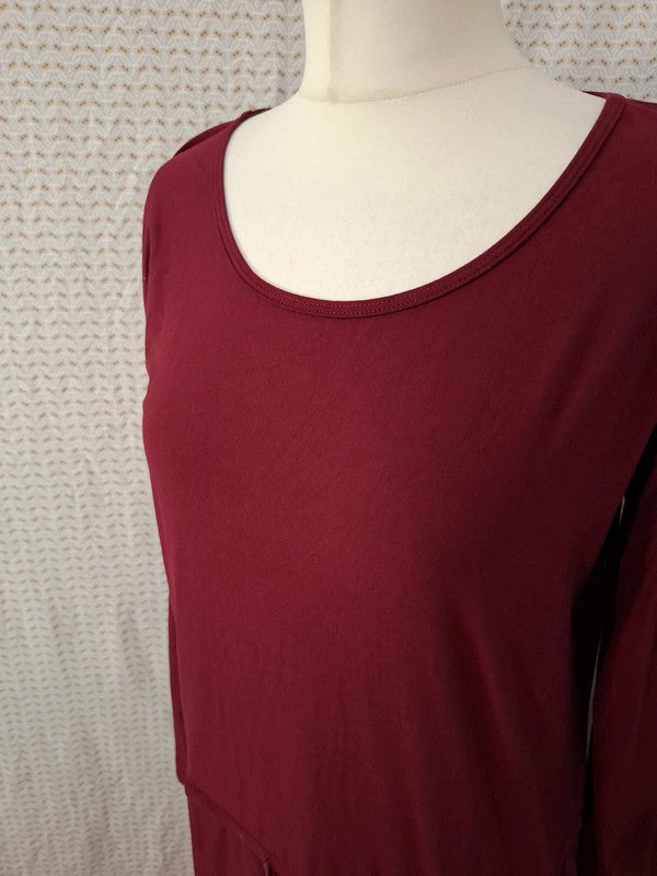 Robe longue rouge bordeaux Liberté - Taille L - 40