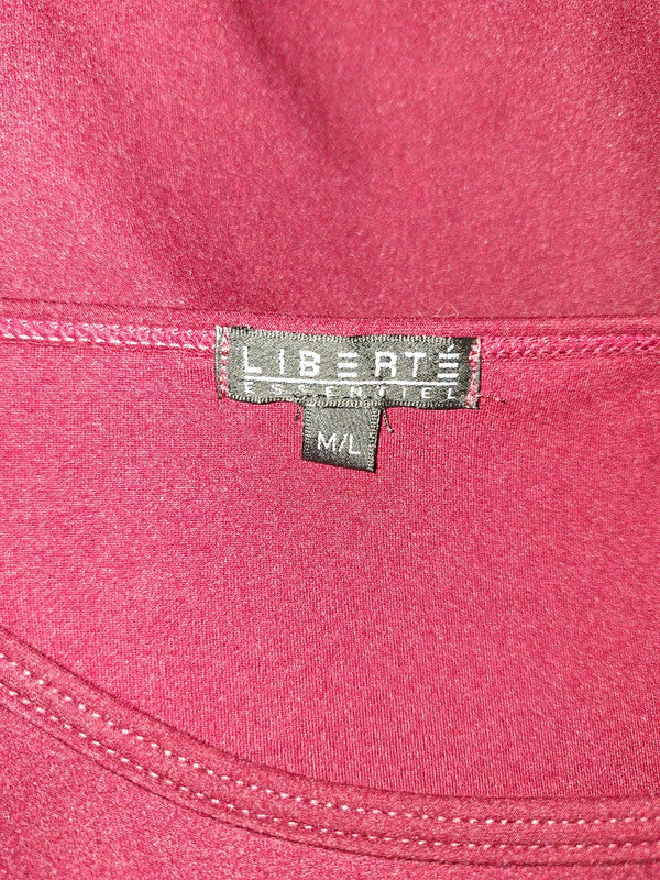 Robe longue rouge bordeaux Liberté - Taille L - 40