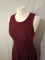 Robe rouge bordeaux Camaïeu - Taille L - 40