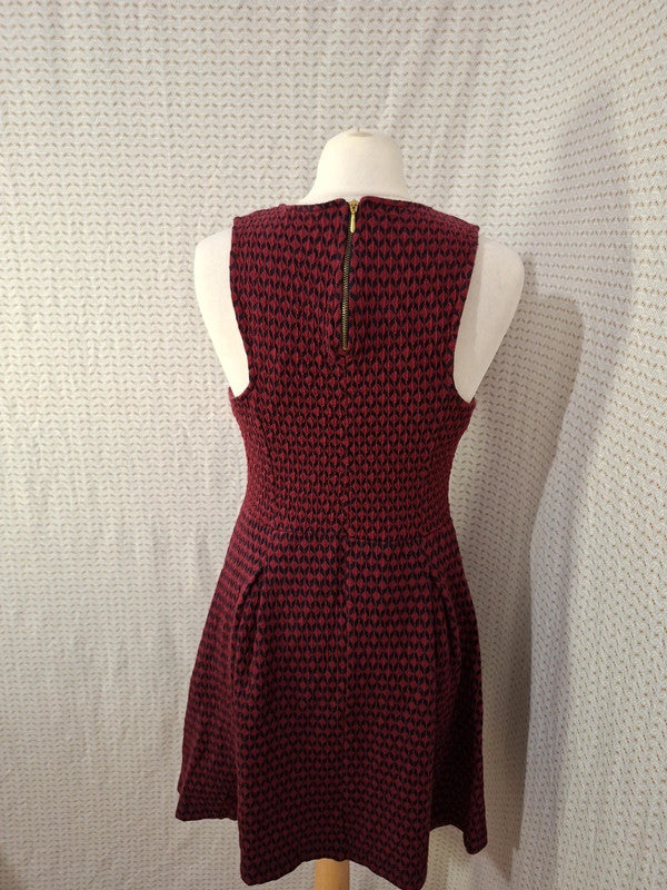 Robe rouge bordeaux Camaïeu - Taille L - 40