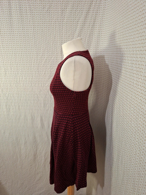Robe rouge bordeaux Camaïeu - Taille L - 40