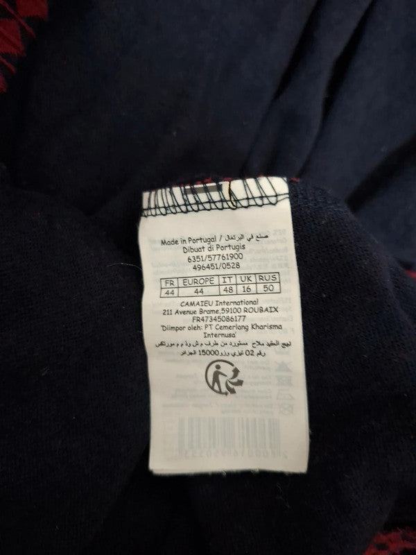 Robe rouge bordeaux Camaïeu - Taille L - 40