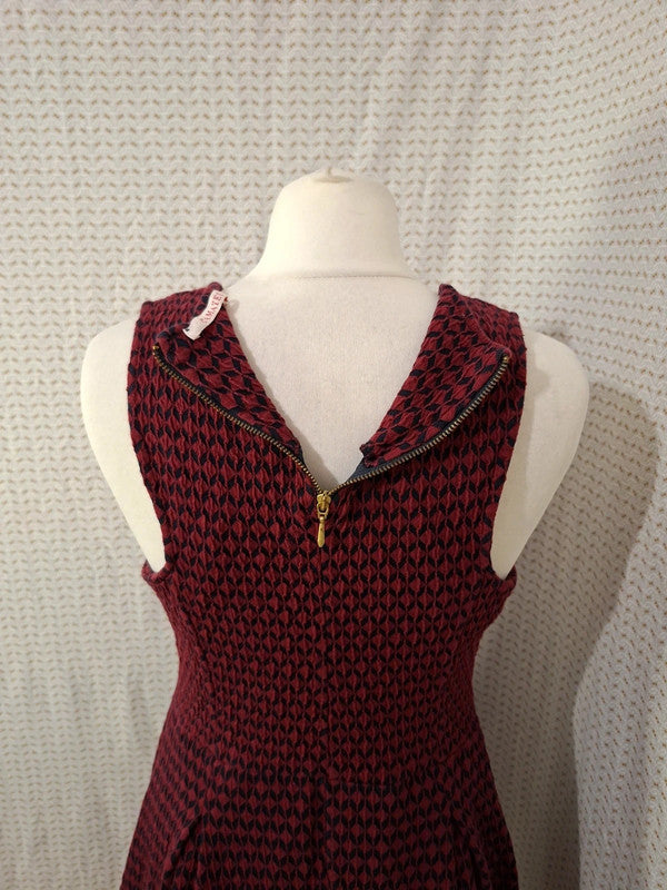 Robe rouge bordeaux Camaïeu - Taille L - 40