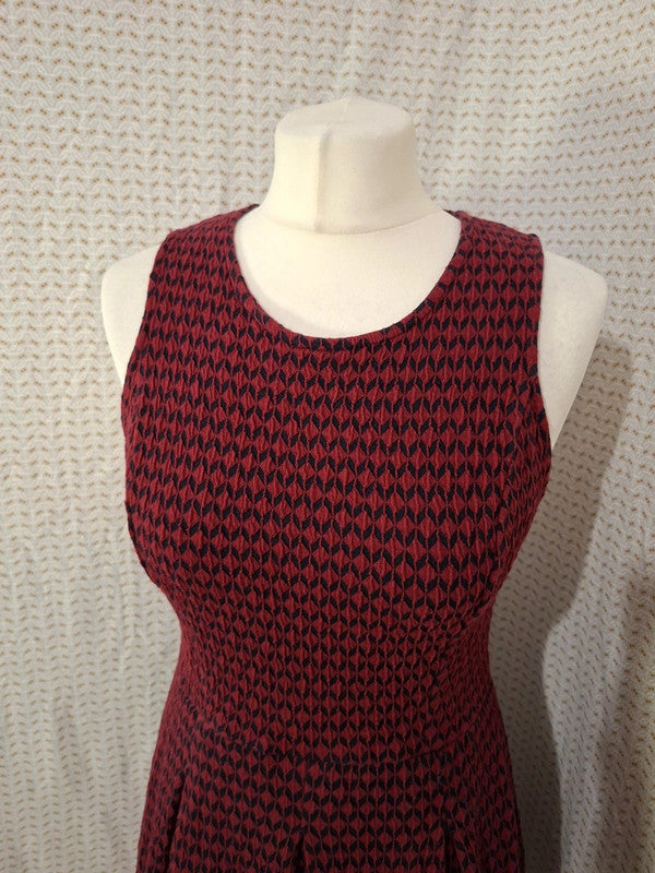 Robe rouge bordeaux Camaïeu - Taille L - 40