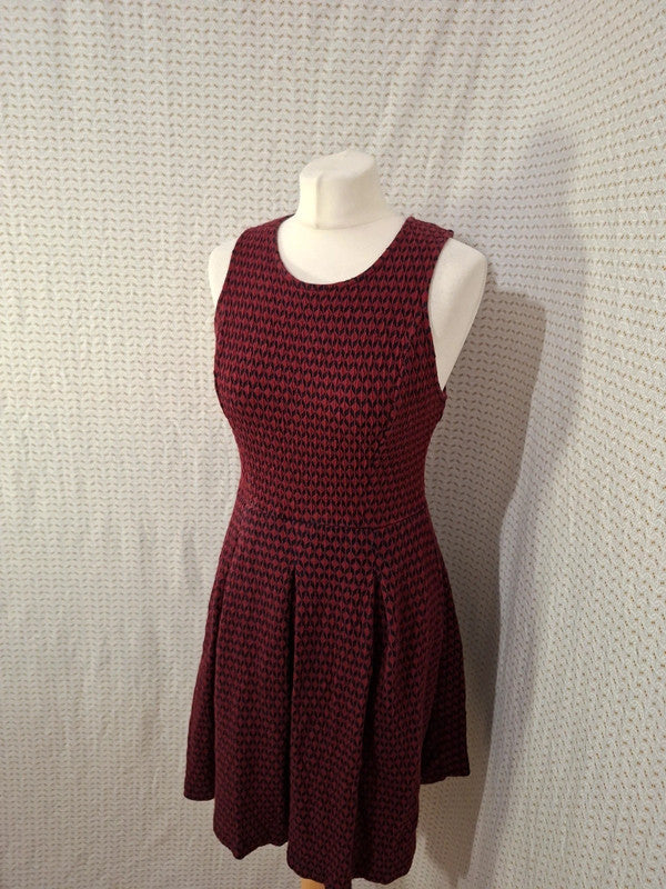 Robe rouge bordeaux Camaïeu - Taille L - 40