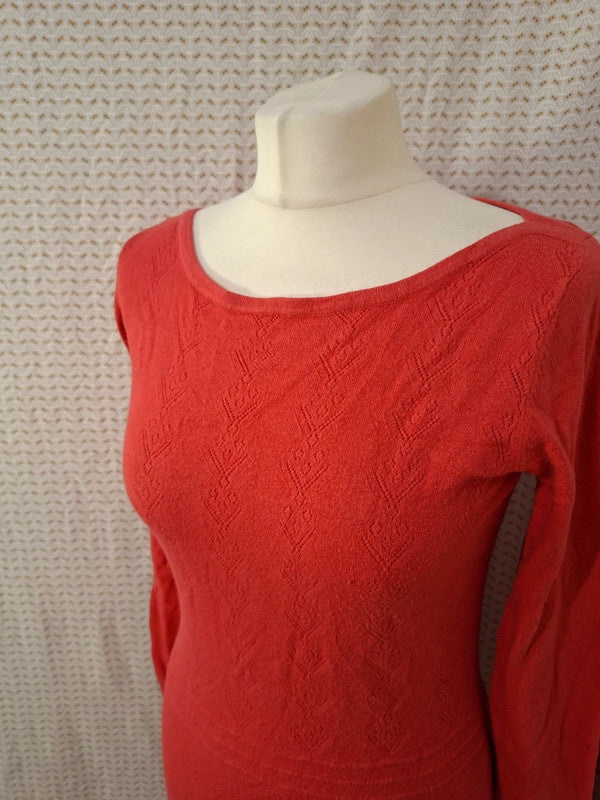 Robe pull corail D&Z Fashion - Taille L - 40