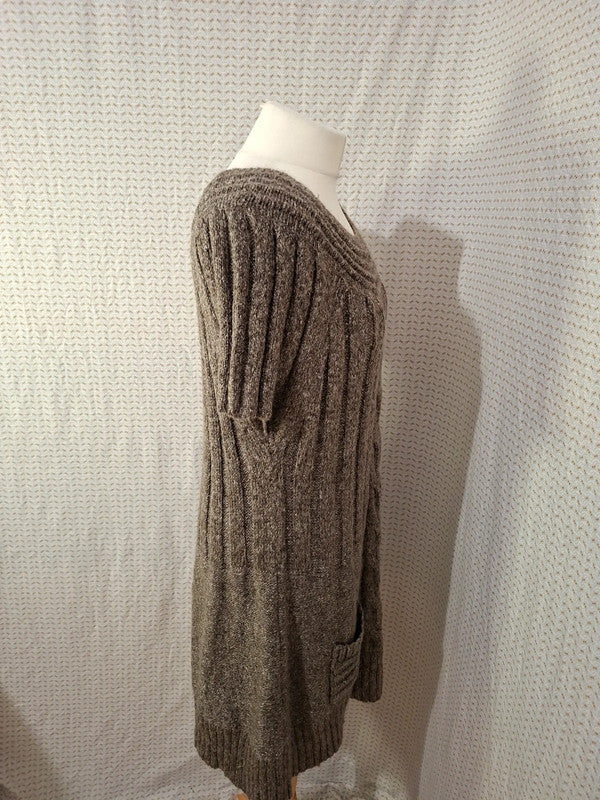 Robe pulle grise Mademoiselle-Élégance - Taille 2XL - 44