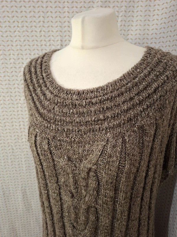 Robe pulle grise Mademoiselle-Élégance - Taille 2XL - 44