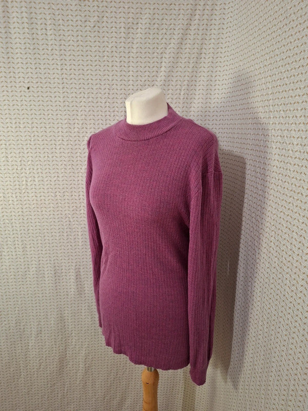 Pull rose épais Mademoiselle-Élégance - Taille XL - 42