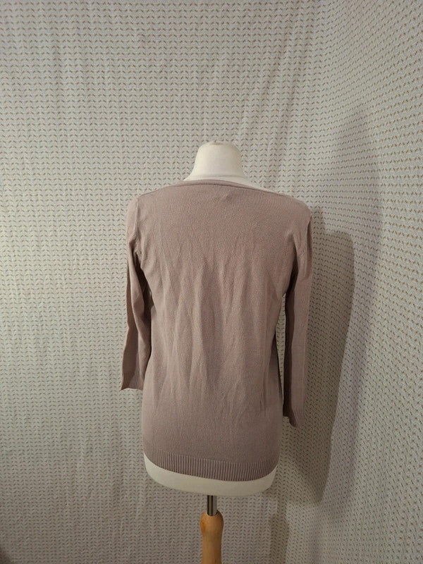 Gilet beige Camaïeu - Taille L - 40