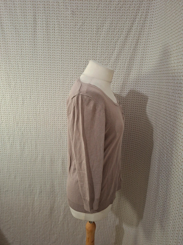 Gilet beige Camaïeu - Taille L - 40