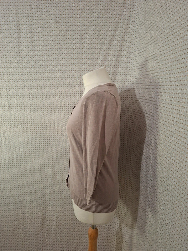 Gilet beige Camaïeu - Taille L - 40