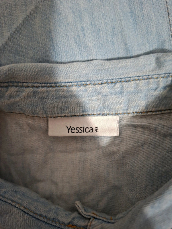 Chemisier bleu Yessica - Taille M - 38