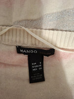 Cardigan beige et gris Mango - Taille S - 36