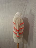 Cardigan beige et gris Mango - Taille S - 36