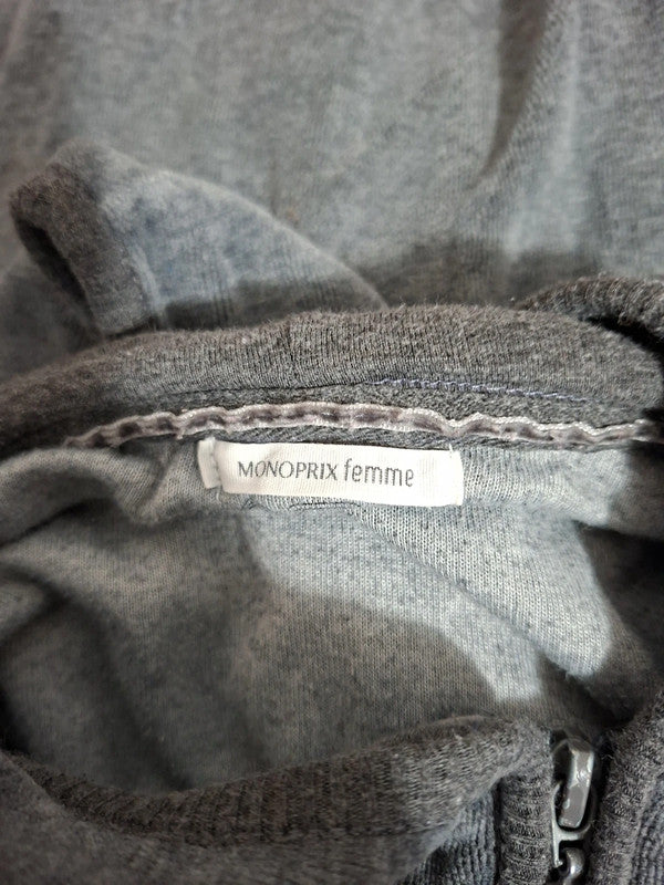 Sweat à capuche gris Monoprix - Taille 4XL - 48