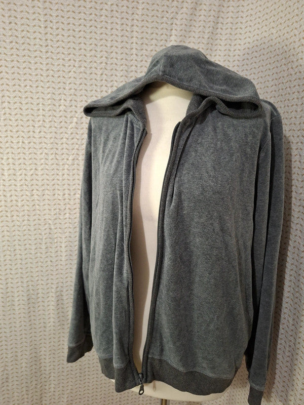 Sweat à capuche gris Monoprix - Taille 4XL - 48