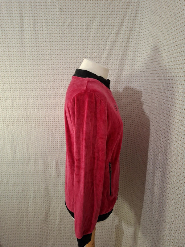 Sweat rouge fleurie Senoretta - Taille M - 38