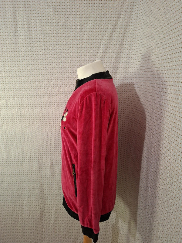 Sweat rouge fleurie Senoretta - Taille M - 38