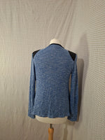 Gilet bleu et noir Mademoiselle-Élégance - Taille M - 38