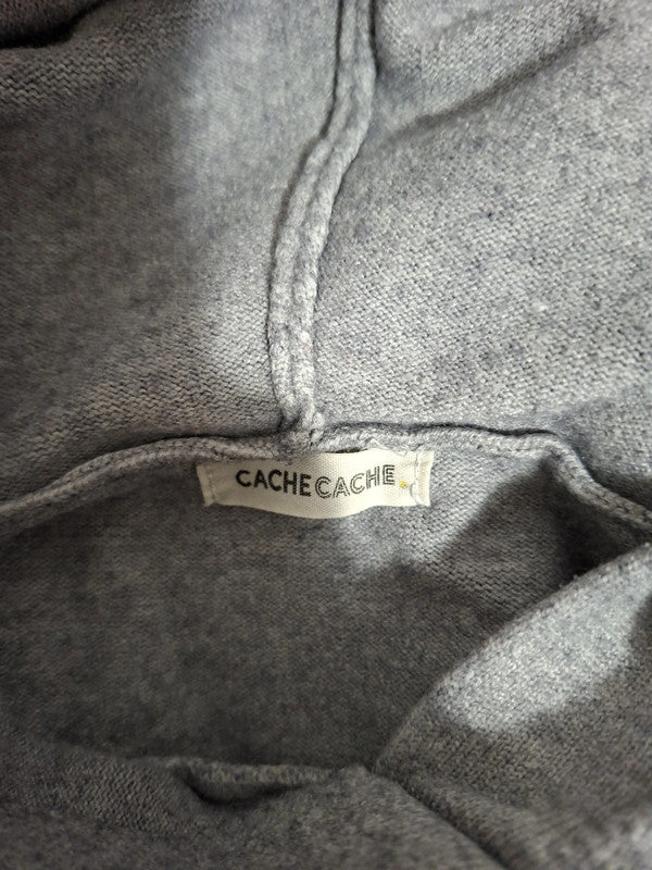 Sweat à capuche gris Cache Cache - Taille S - 36