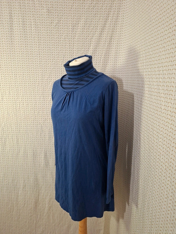 Robe pull col roulé bleu Blancheporte - Taille L - 40