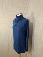 Robe pull col roulé bleu Blancheporte - Taille L - 40