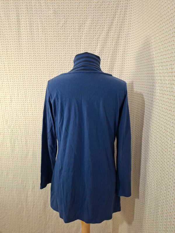 Robe pull col roulé bleu Blancheporte - Taille L - 40