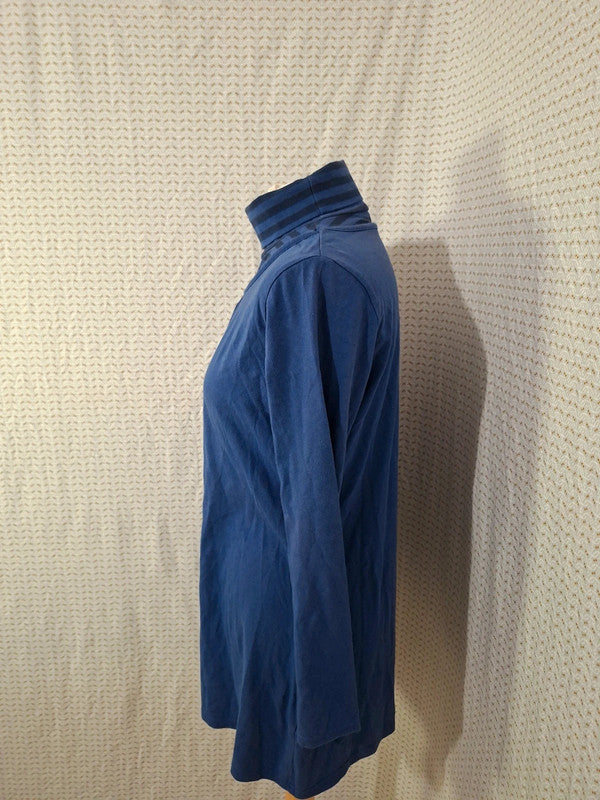 Robe pull col roulé bleu Blancheporte - Taille L - 40