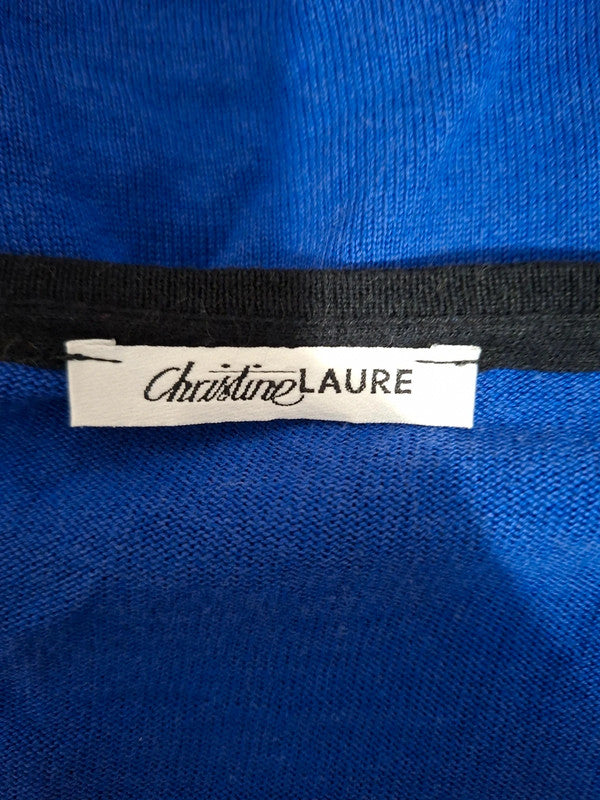Pull noir à motifs Christine Laure - Taille XL - 42
