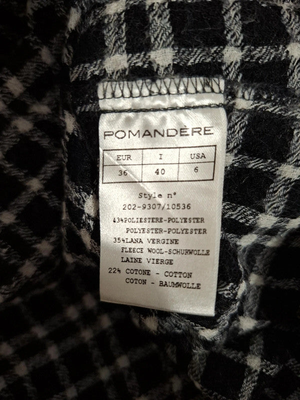 Chemise noir à carreaux Pomandere - Taille S - 36