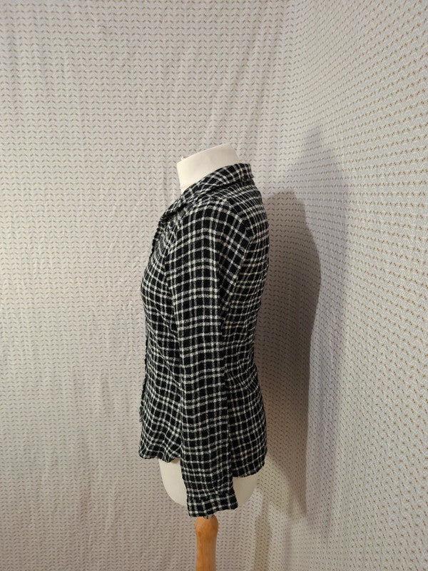 Chemise noir à carreaux Pomandere - Taille S - 36