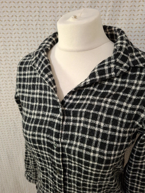 Chemise noir à carreaux Pomandere - Taille S - 36