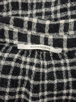 Chemise noir à carreaux Pomandere - Taille S - 36