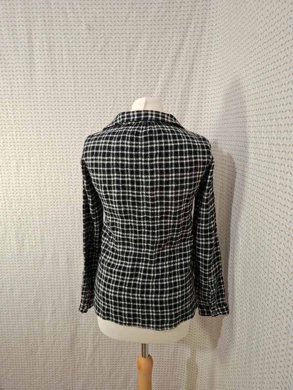 Chemise noir à carreaux Pomandere - Taille S - 36