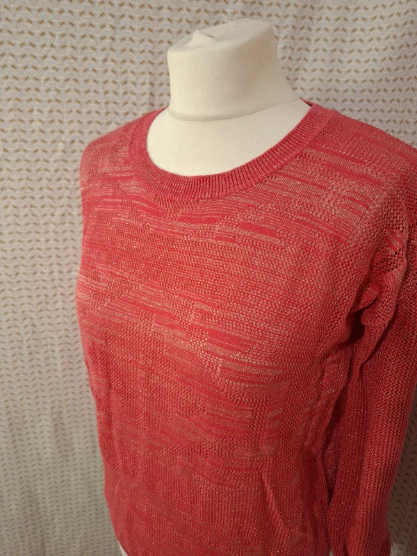 Pull rouge léger Mademoiselle-Élégance - Taille S - 36